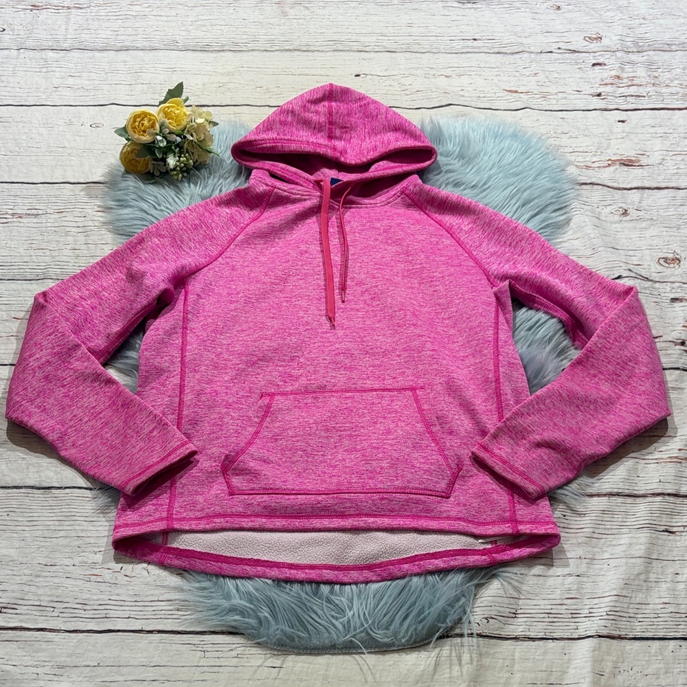 PONY Pink Heathered Hoodie sz M